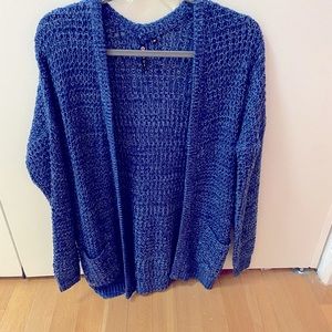 Blue Cardigan-Barely Worn